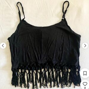 Forever 21 Fringe Crop Top